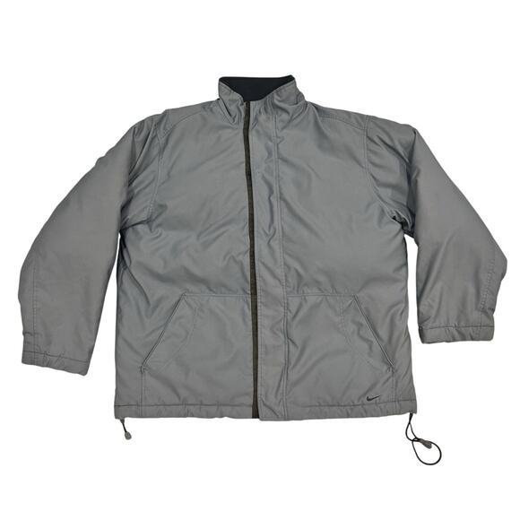 Nike Other - Nike Down Puffer Jacket Men’s XL Light Blue Fleece Lined Y2K Winter Coat VTG